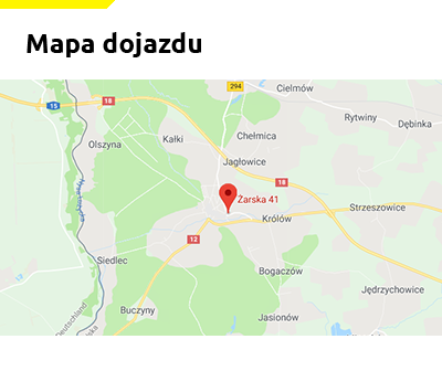 Mapa dojazdu